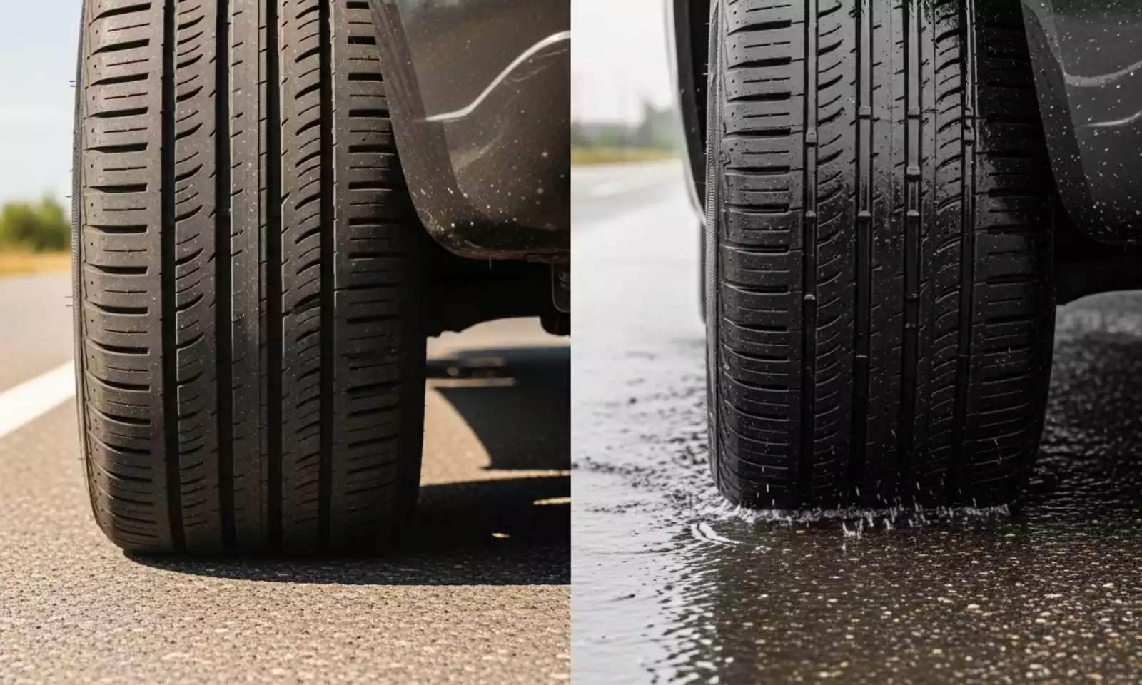 Comparativo de pneus radiais e diagonais em diferentes veículos