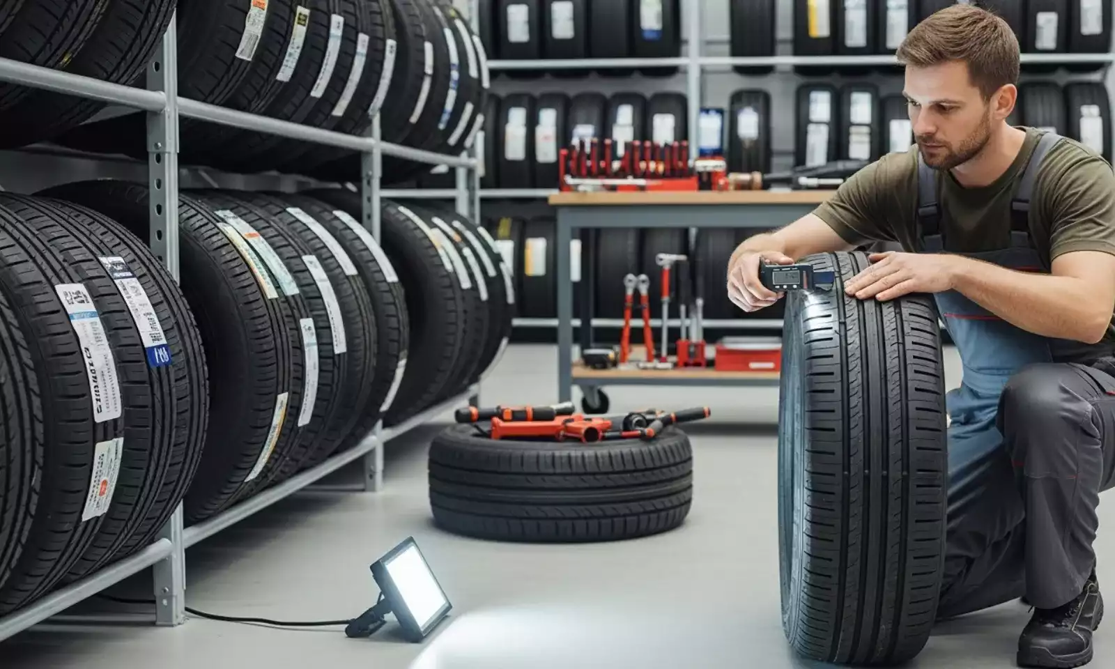 Pneus de alta performance em uso profissional