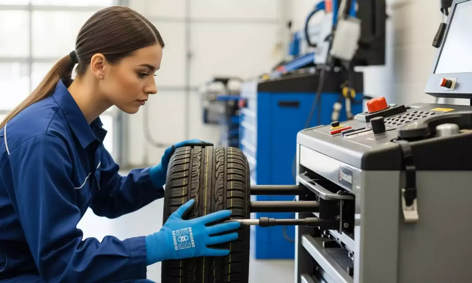 Inspeção de pneus com bolha e segurança veicular