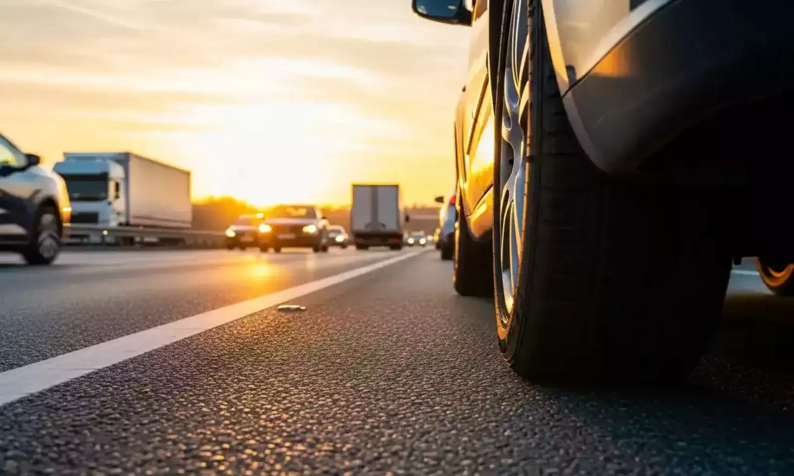 Exemplo de pneus em diferentes condições de uso e estrutura