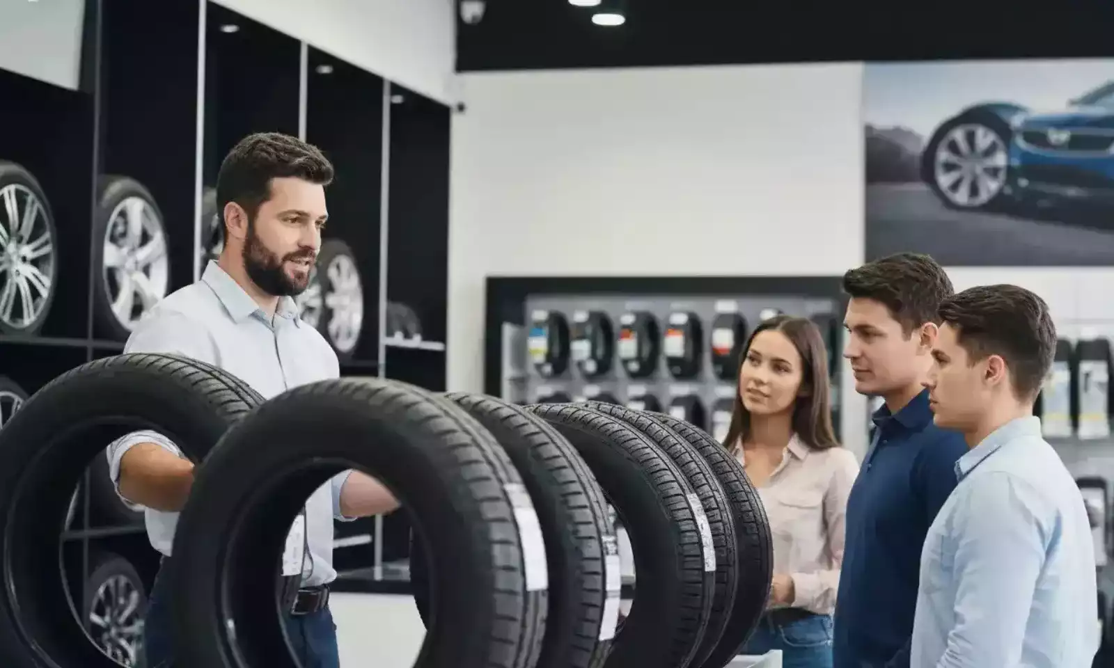 Exemplo prático de uso correto de pneus em carro carregado