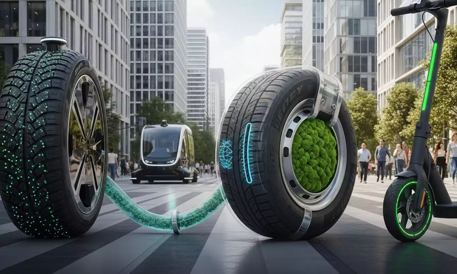 Pneu do City Sedan: Medida Original