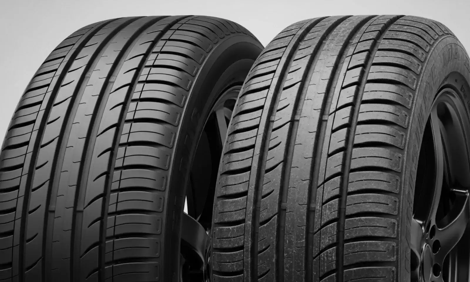 Processo de calibração de pneus em oficina