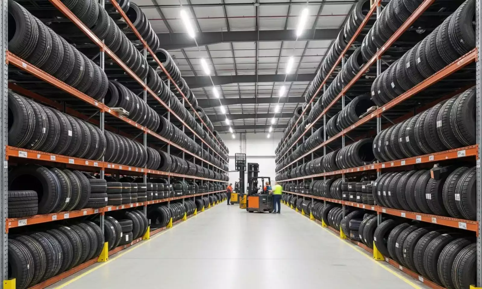 Pneu desgastado em situação de frenagem