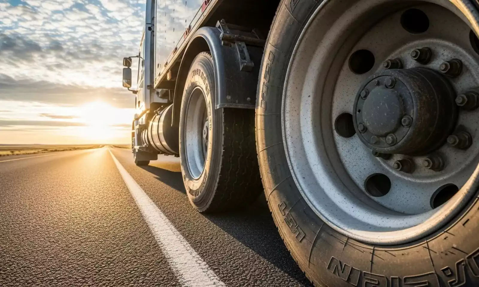 Ilustração do sensor TPMS em roda de veículo